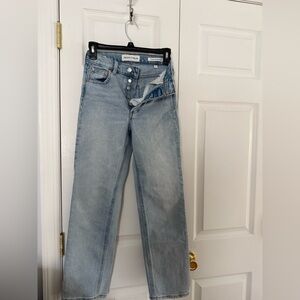 Denim Forum Sky Blue High Rise Jeans